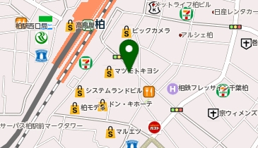 #C-pla 柏駅前店の地図画像