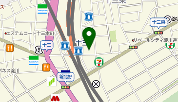 #C-pla 十三駅東口店の地図画像