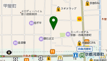 #C-pla 京都寺町京極店の地図画像