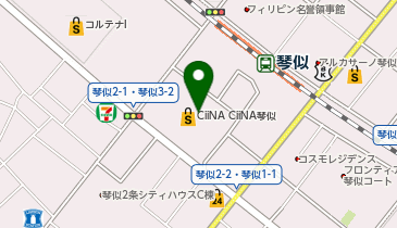 #C-pla CiiNA CiiNA琴似店の地図画像