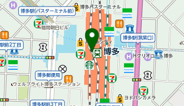 #C-pla アミュプラザ博多店の地図画像