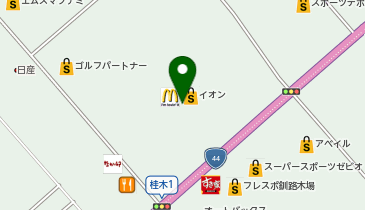 #C-pla ガシャポンSHOP produced by #C-pla イオン釧路店の地図画像