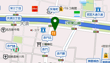 #C-pla 名古屋矢場町店の地図画像