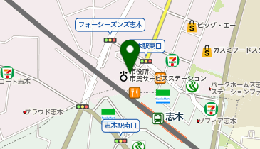 #C-pla マルイファミリー志木店の地図画像