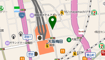 #C-pla 梅田茶屋町店の地図画像