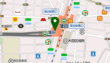 #C-pla 東急プラザ蒲田店の地図画像