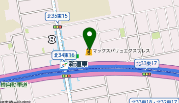 #C-pla マックスバリュ新道店の地図画像