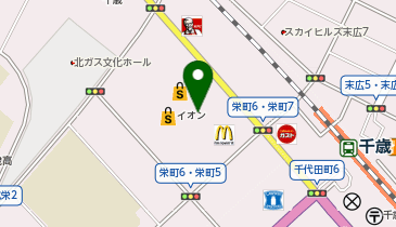 #C-pla イオン千歳店の地図画像