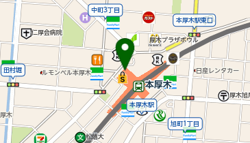 #C-pla 本厚木ミロード店の地図画像