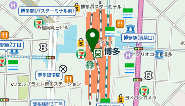#C-pla 博多駅博多口店の地図画像