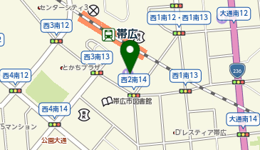 #C-pla 帯広駅店の地図画像
