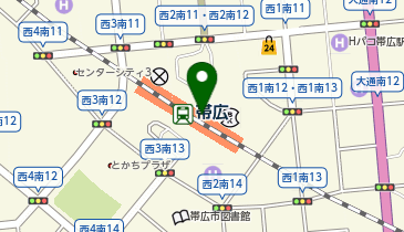 #C-pla PICTALE 帯広駅店の地図画像