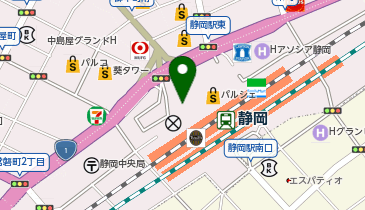 #C-pla 静岡パルシェ店の地図画像