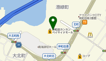 #C-pla 岸和田カンカンベイサイドモールWEST店の地図画像