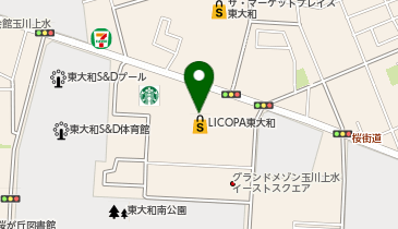 #C-pla LICOPA東大和店の地図画像