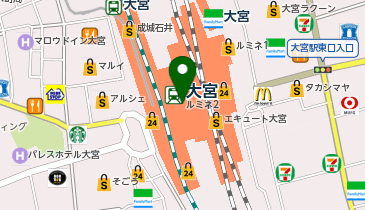 #C-pla ルミネ大宮店の地図画像