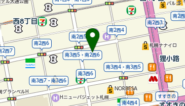 #C-pla 狸小路5丁目北店の地図画像