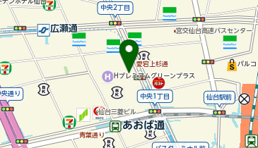 #C-pla 仙台中央通り店の地図画像