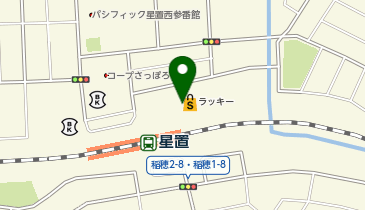#C-pla ラッキー星置店の地図画像