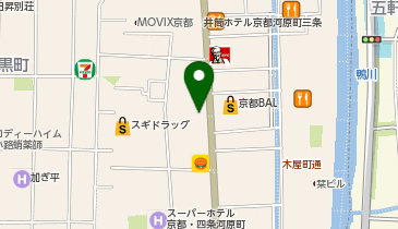 #C-pla 京都四条河原町店の地図画像