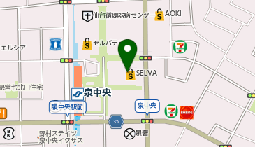 #C-pla GACHAVA1|仙台SELVA店の地図画像