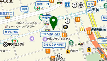 #C-pla 天神西通り2号店の地図画像