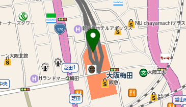 #C-pla 阪急三番街店の地図画像