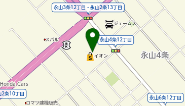 #C-pla イオン旭川永山店の地図画像