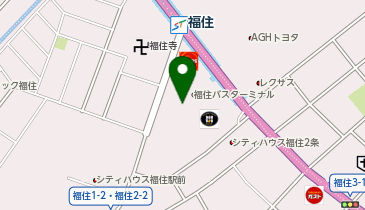 #C-pla CiiNACiiNA福住店の地図画像