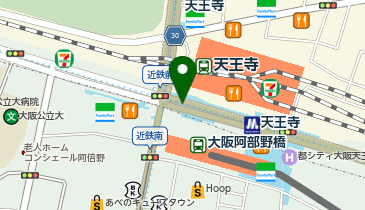 #C-pla ekimo天王寺WEST店の地図画像