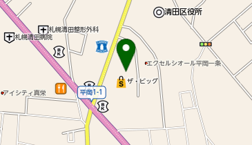 #C-pla ザ・ビッグ 清田店の地図画像