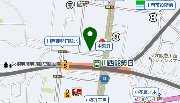 #C-pla ベルフローラかわにし店の地図画像