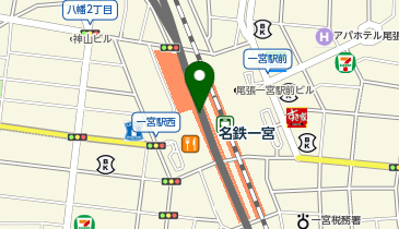 #C-pla &mu;PLAT一宮店の地図画像