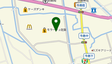#C-pla モラージュ佐賀店の地図画像