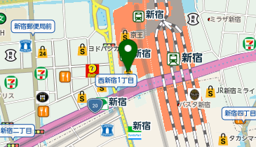 Dr.Martens ルミネ新宿店の地図画像