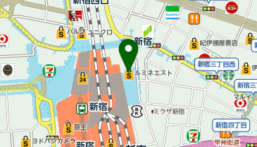 アバランチ ゴールド ジュエリー ルミネエスト新宿店の地図画像