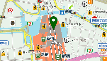 バンコク屋台カオサン イイトルミネ店の地図画像