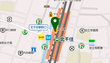 いちびこ ルミネ北千住店の地図画像