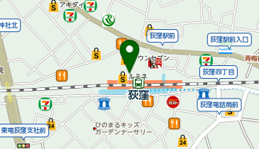 アトリエはるか ルミネ荻窪店の地図画像