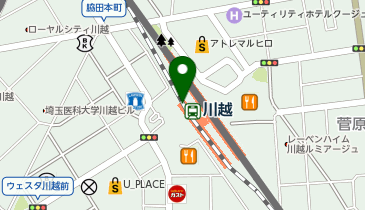 ブックファースト ルミネ川越店の地図画像