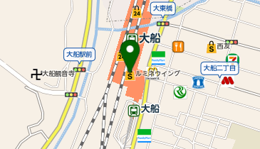 鎌倉市市民サービスコーナー 大船ルミネウィング店の地図画像