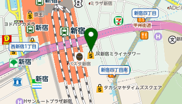 プラージュ ニュウマン新宿店の地図画像