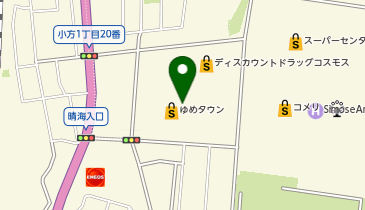 とんかつ新宿さぼてん ゆめタウン大竹店の地図画像