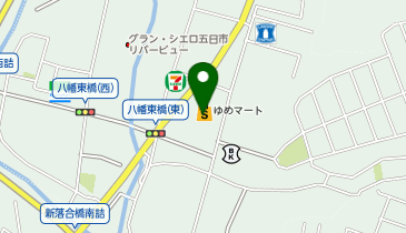 ピュアクリーニング ゆめマート八幡店の地図画像