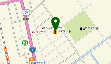 小柴クリーニング ゆめマート西栄店の地図画像