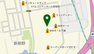 JINS ゆめモール下関店の地図画像