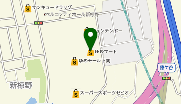 よつば歯科クリニックゆめモール下関 ゆめモール下関店の地図画像