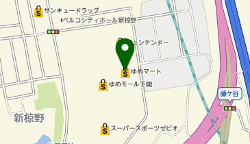 auショップ ゆめモール下関店の地図画像