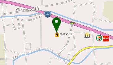 宝くじチャンスセンター ゆめマートうきは店の地図画像