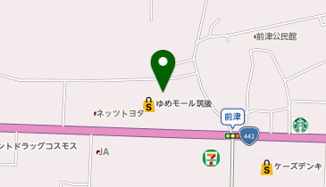 もち吉 ゆめモール筑後店の地図画像